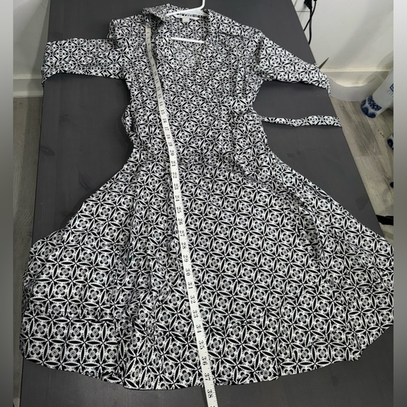 Diane Von Furstenberg Jadrian Floral Wrap Pleated Dress - Picture 8 of 8